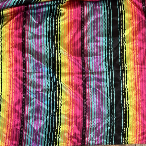 Crazy Train Serape Wild Rag 34x34 in - Picture 2 of 2